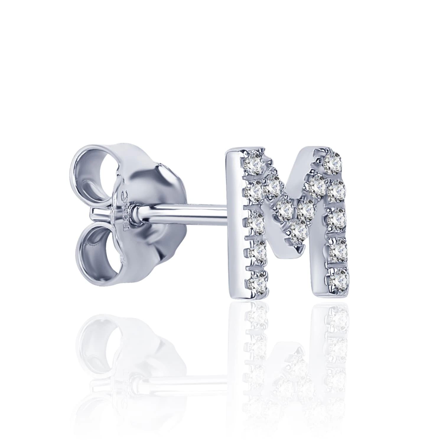 Моносерьга в виде буквы М MIESTILO