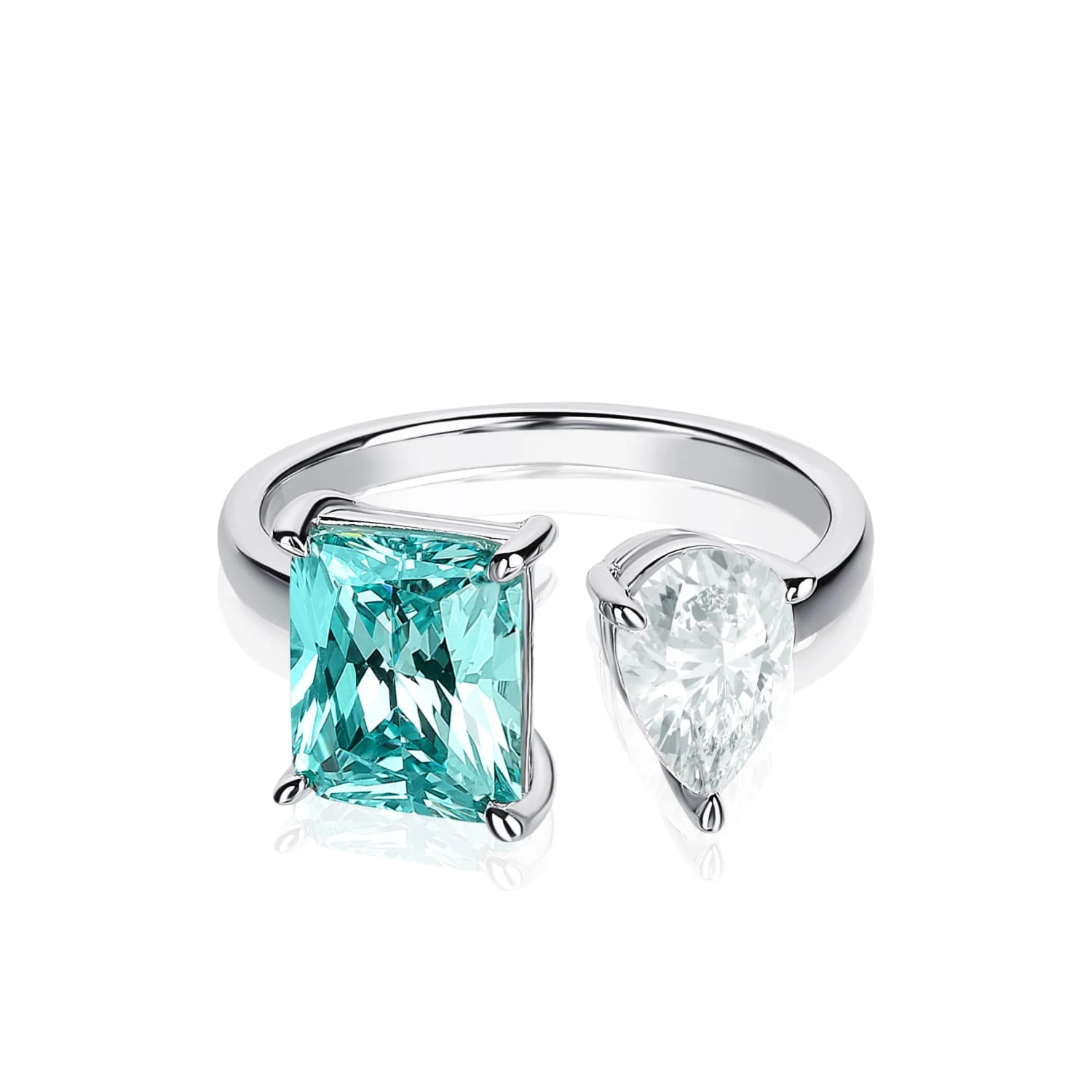 Серебряное разомкнутое кольцо FREEDOM