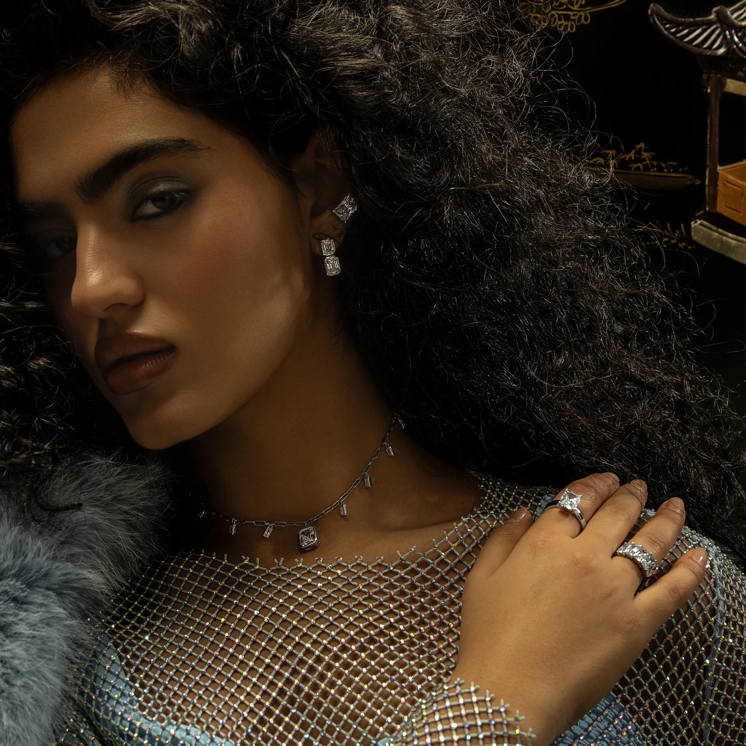 Серебряное кольцо Kelly с фианитом