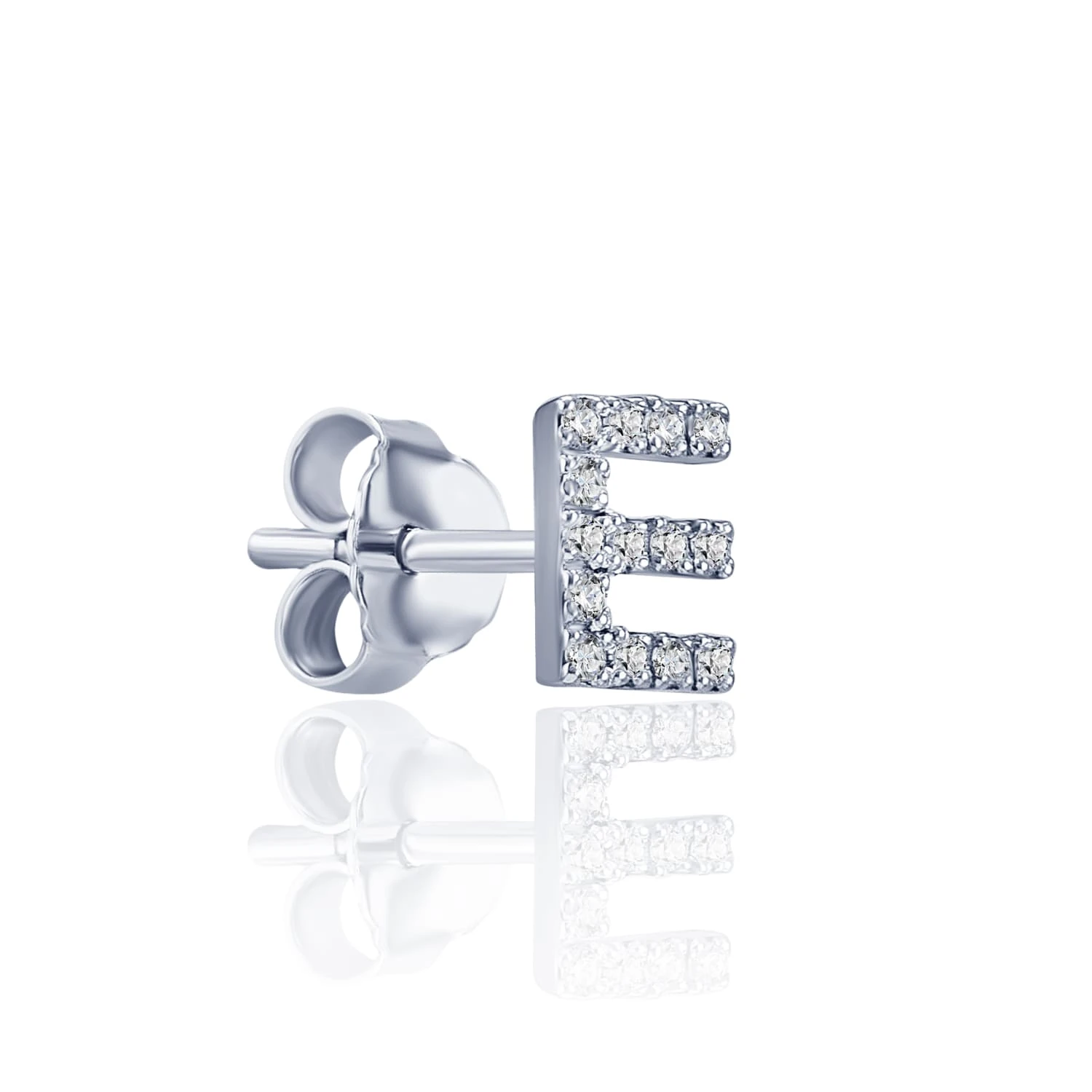 Моносерьга в виде буквы Е MIESTILO