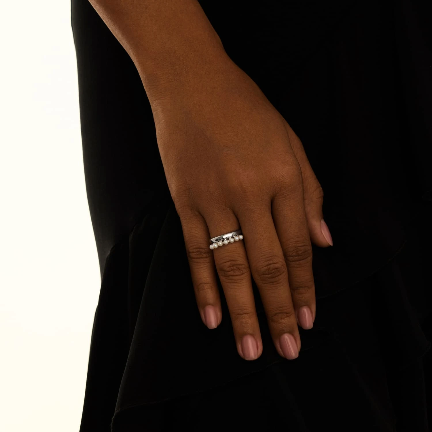 Серебряное кольцо SICILIA с жемчугом