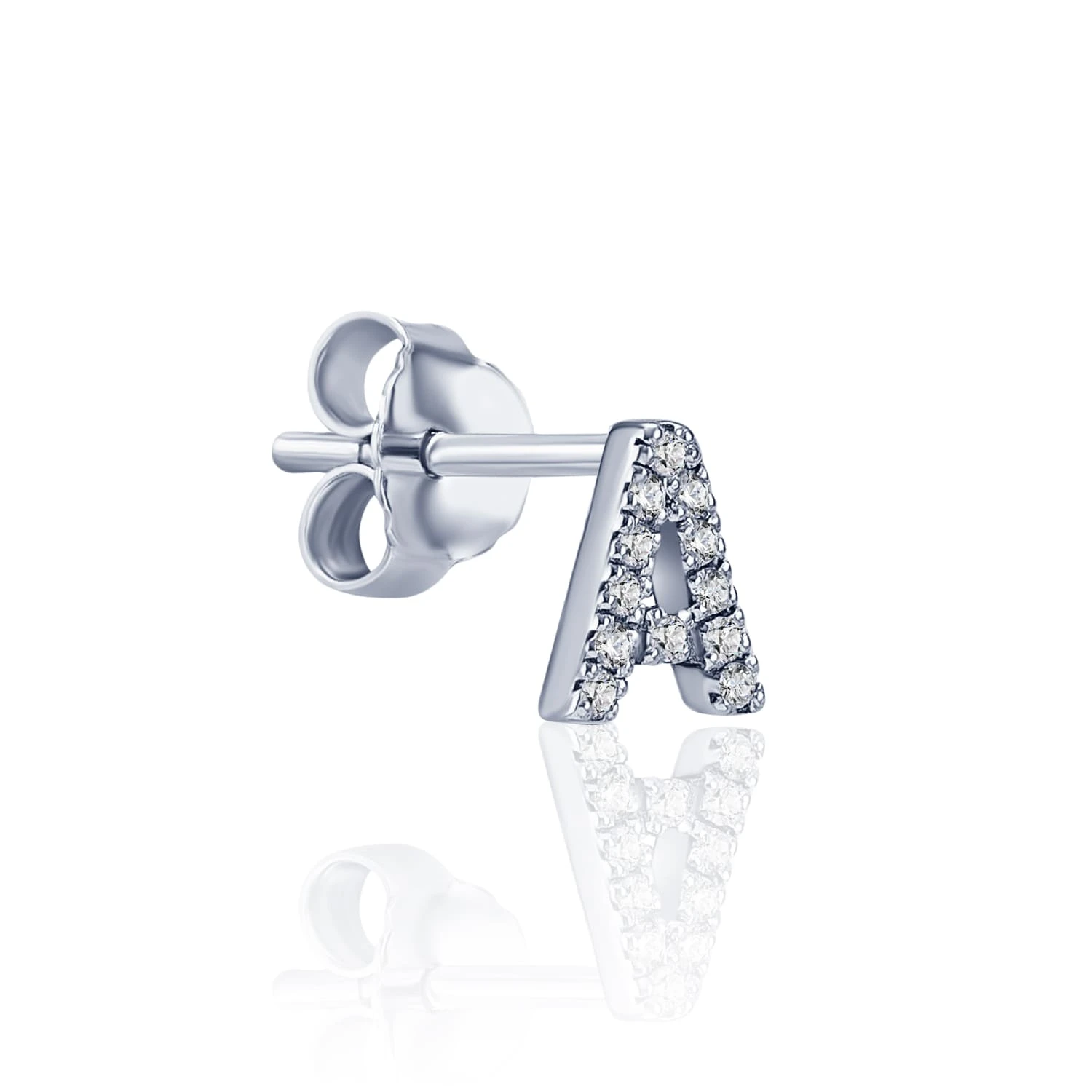 Моносерьга в виде буквы А MIESTILO