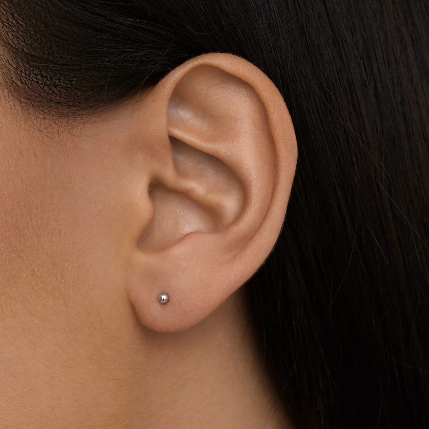 Серебряные серьги пусеты MIESTILO