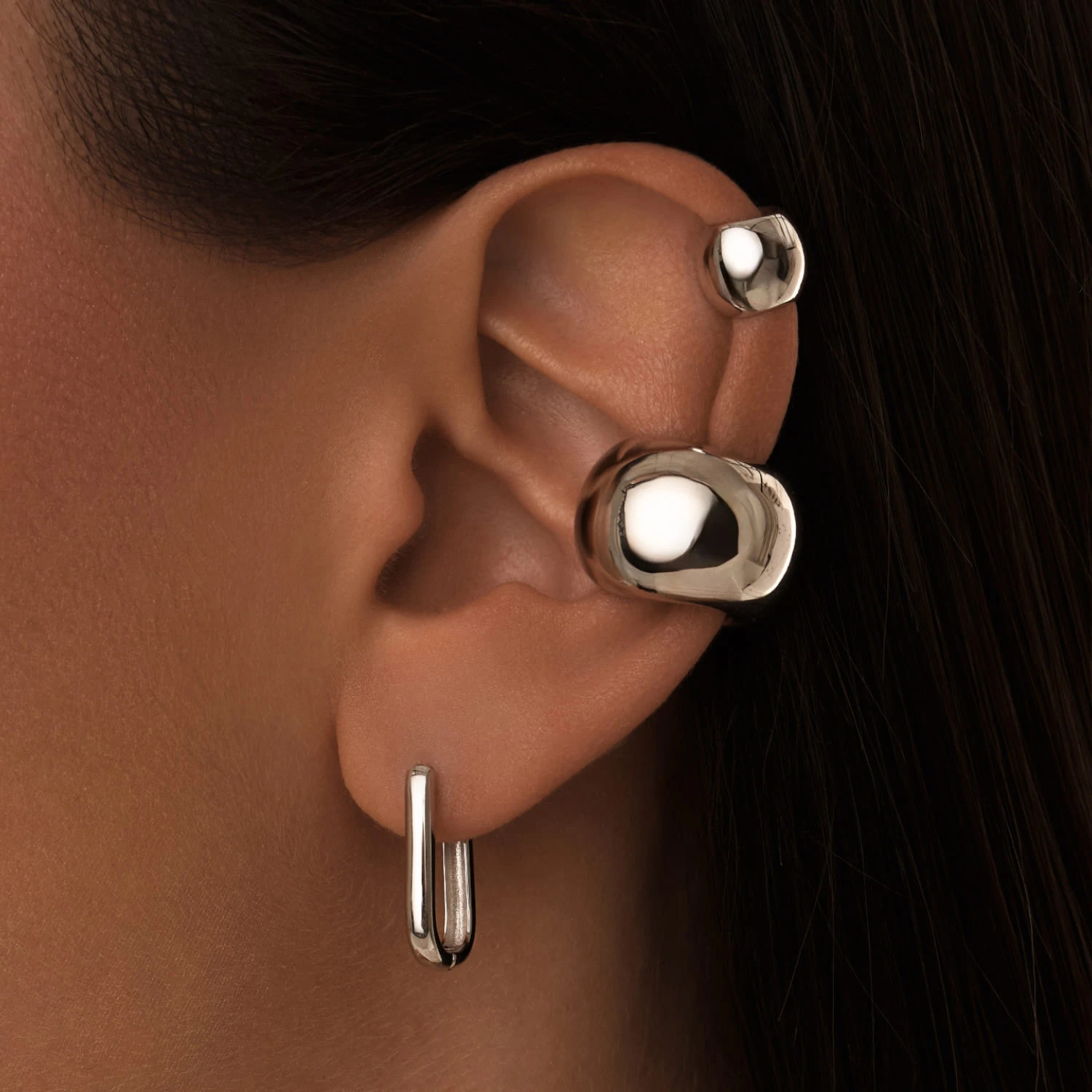 Серебряный кафф мини