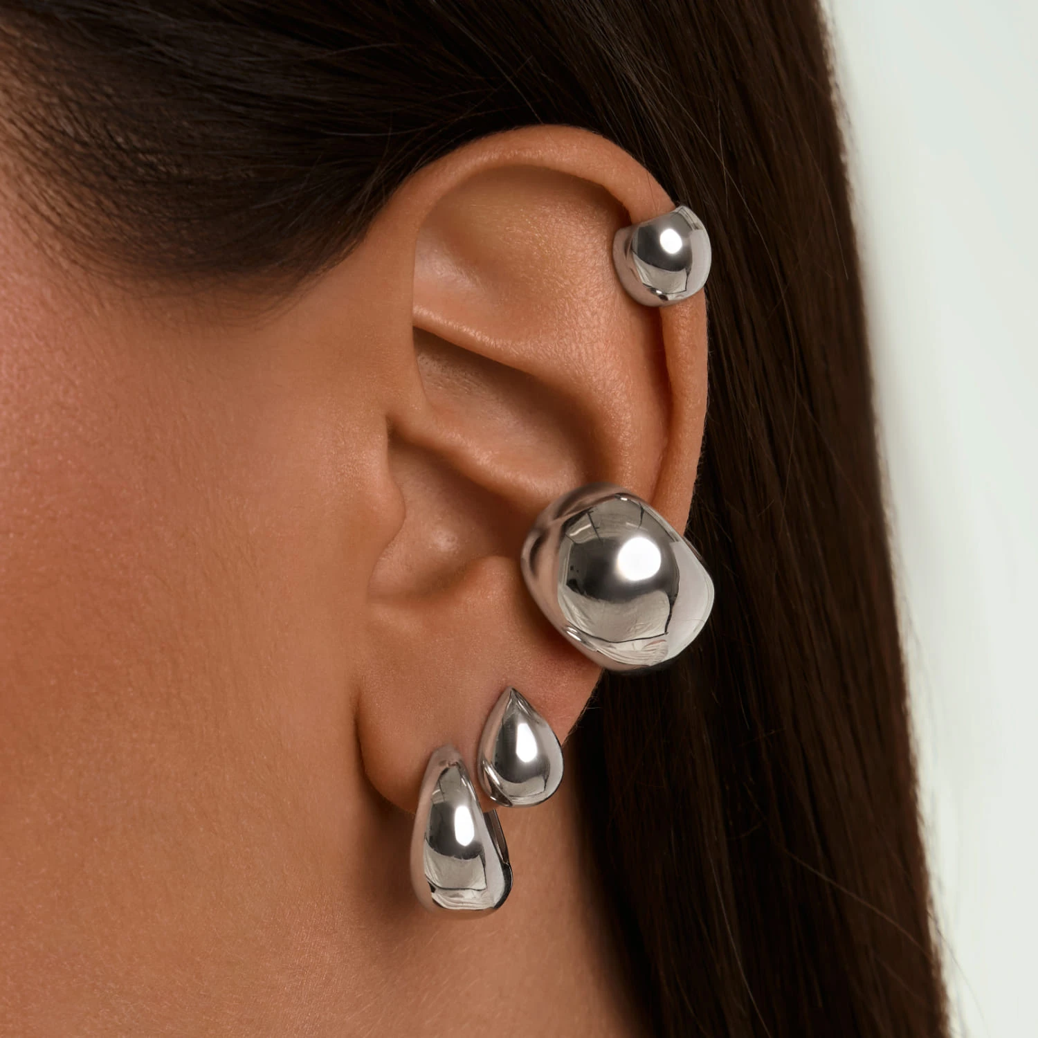 Серебряный кафф мини