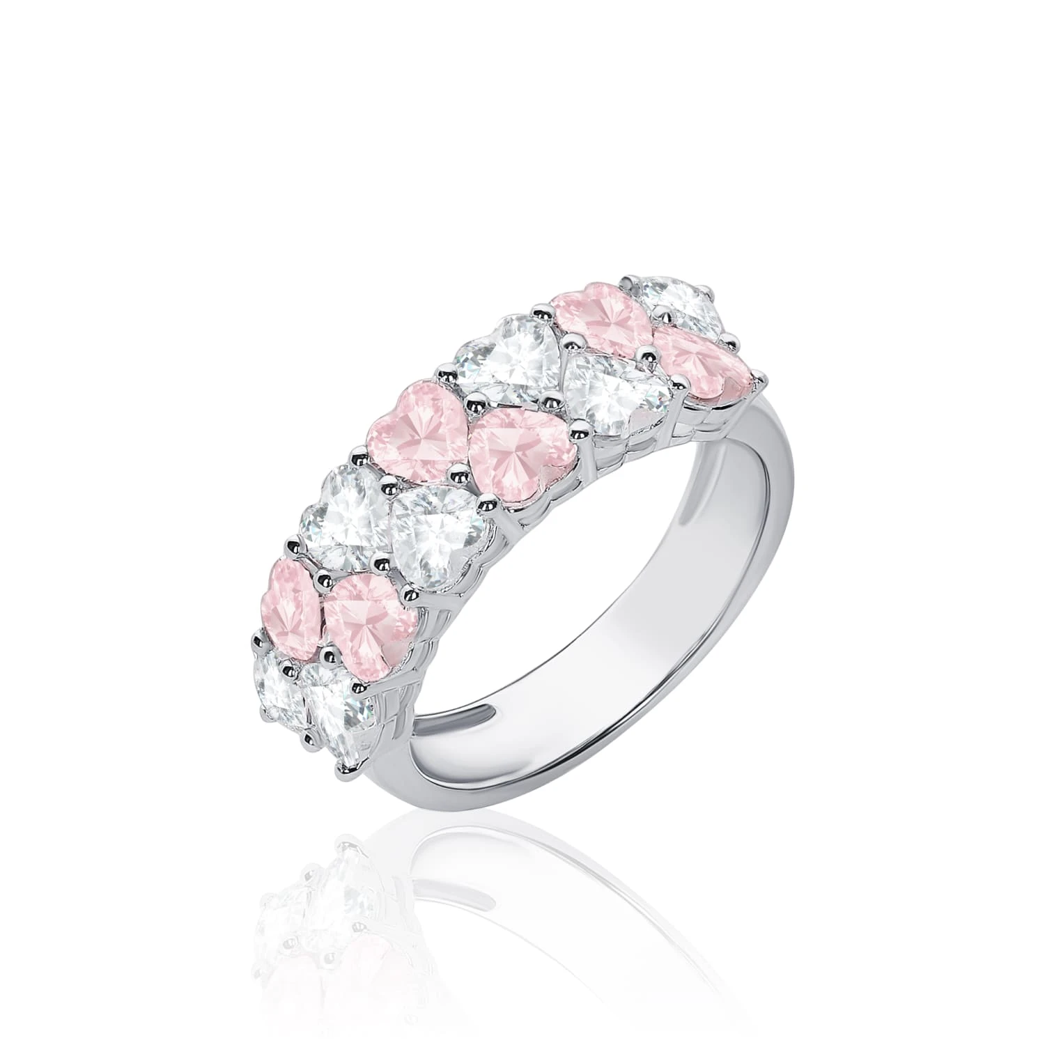 Широкое серебряное кольцо SWEETHEART