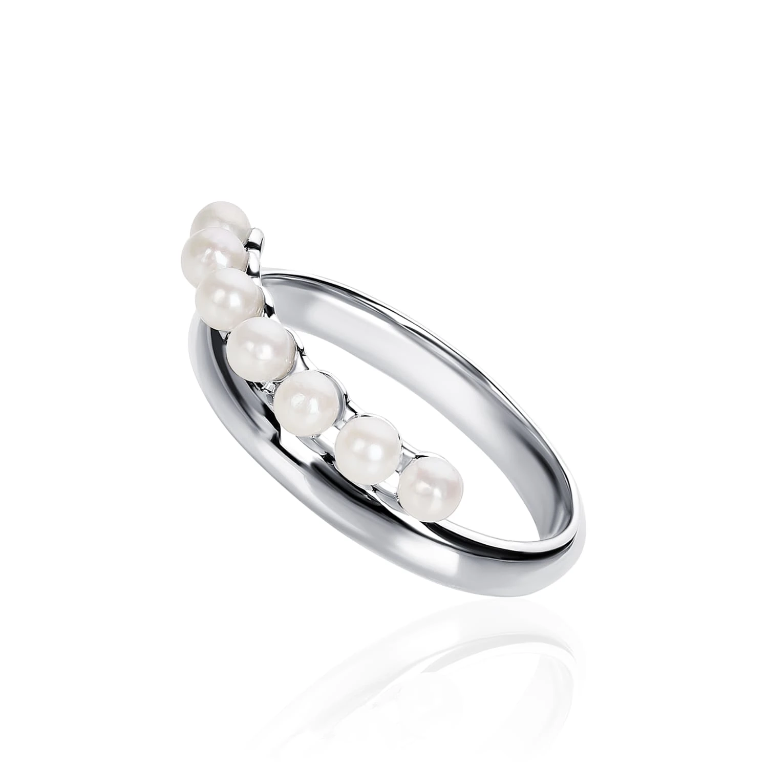 Серебряное кольцо SICILIA с жемчугом