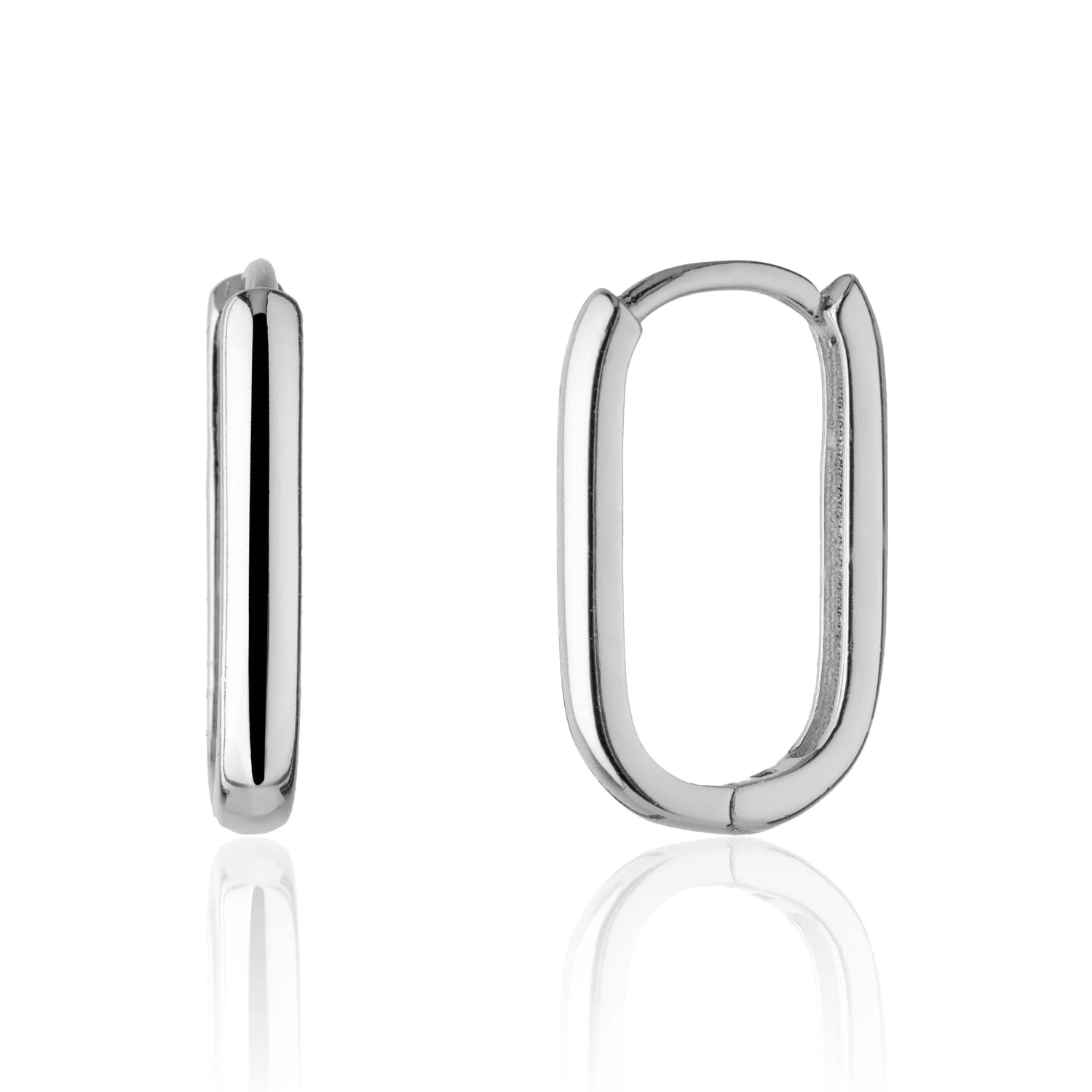 Базовые серьги из серебра