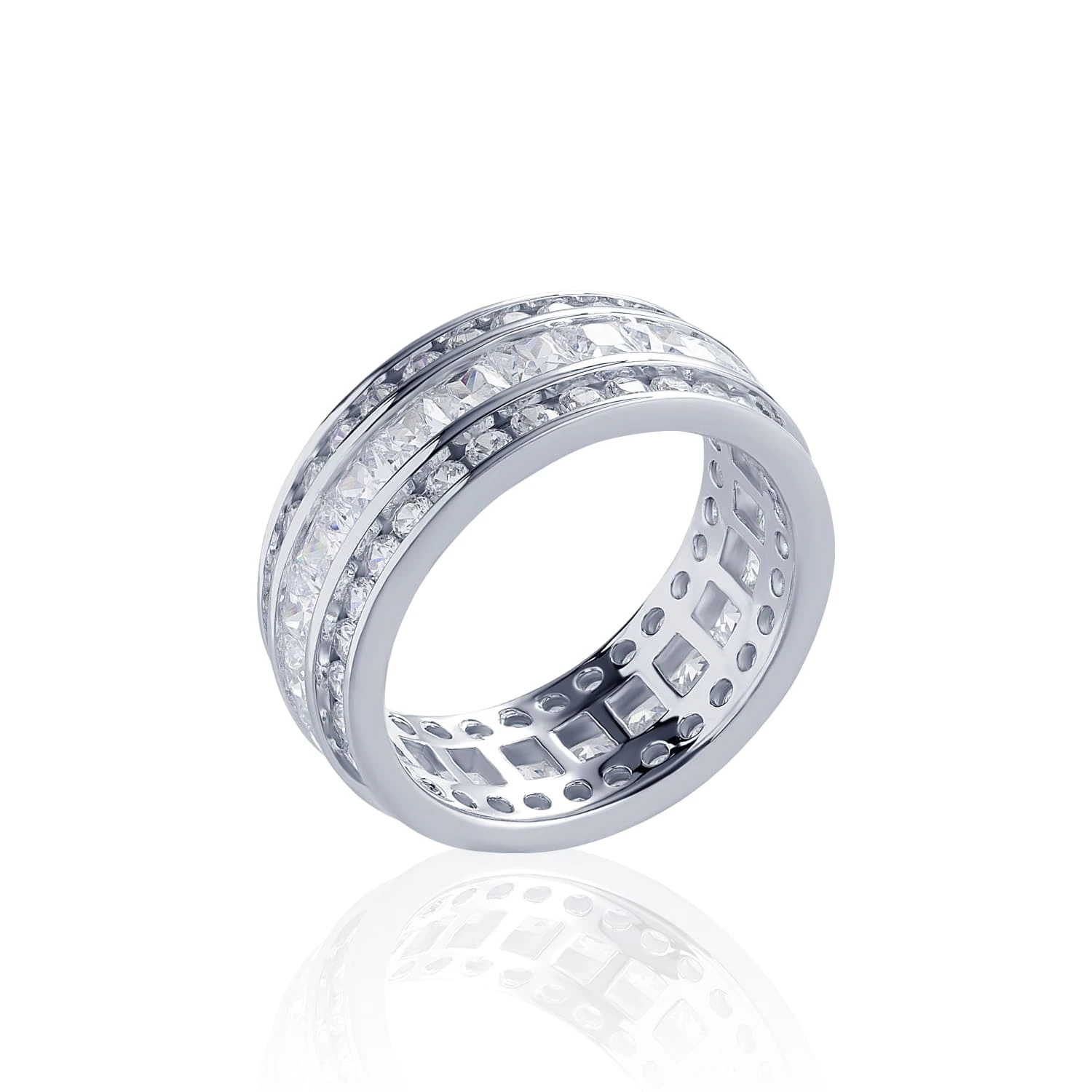 Серебряное кольцо Boulevard с фианитами