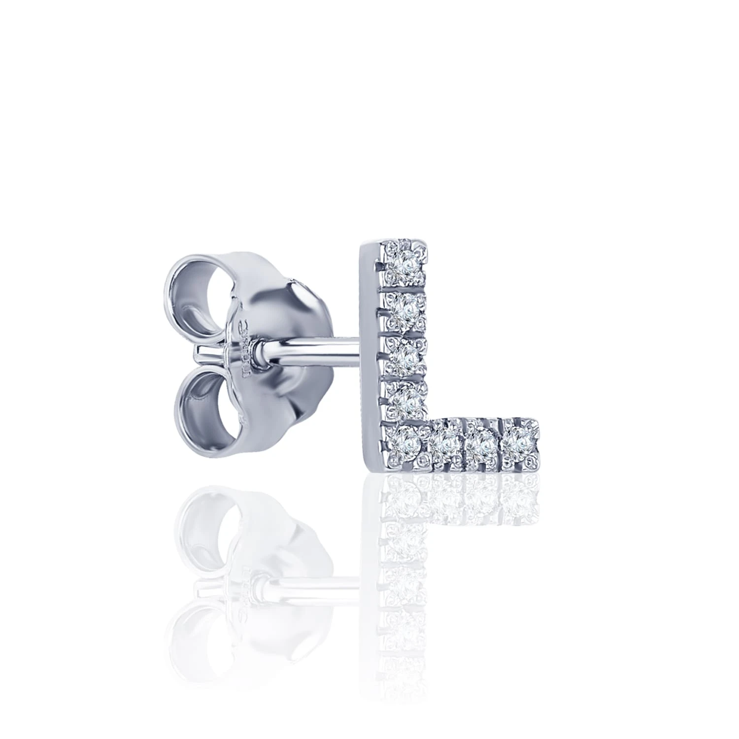 Моносерьга в виде буквы L MIESTILO