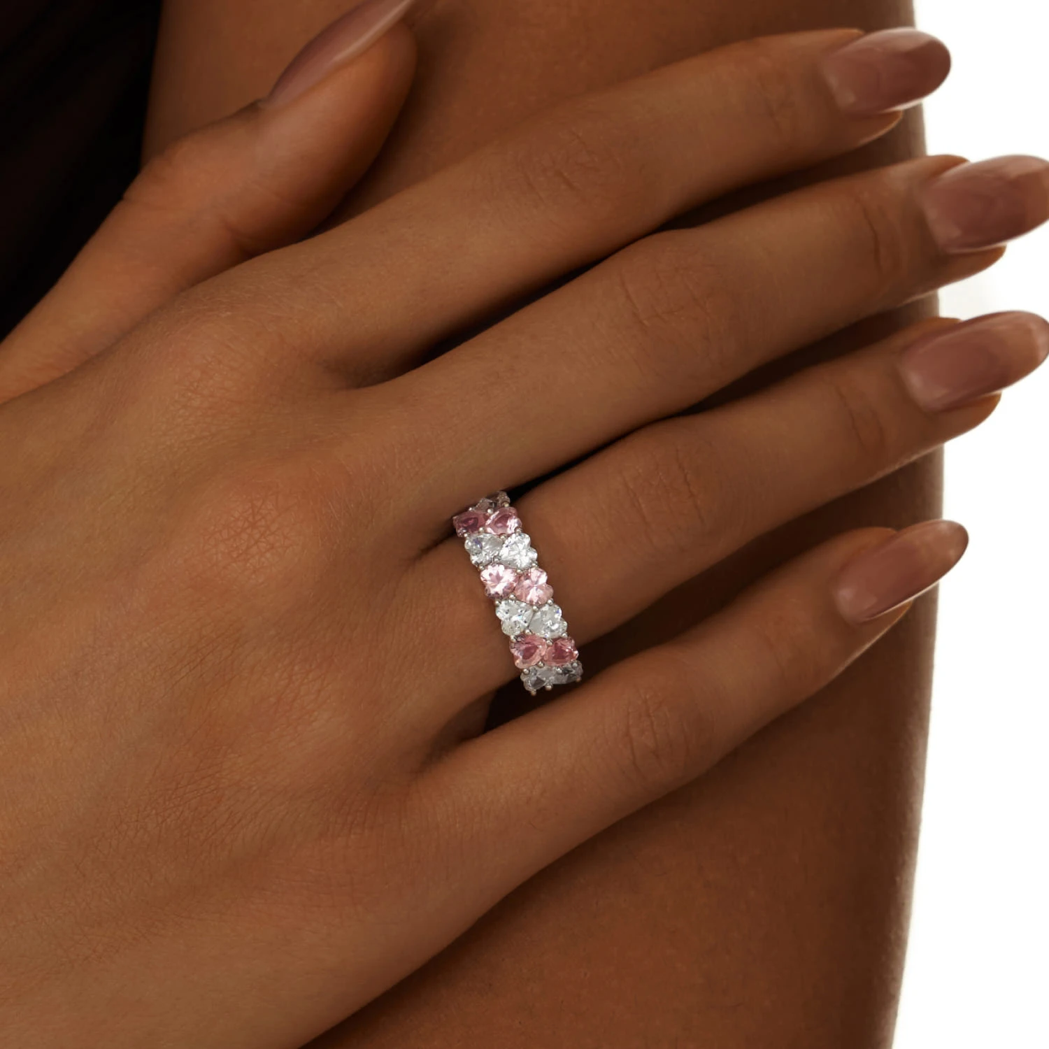 Широкое серебряное кольцо SWEETHEART