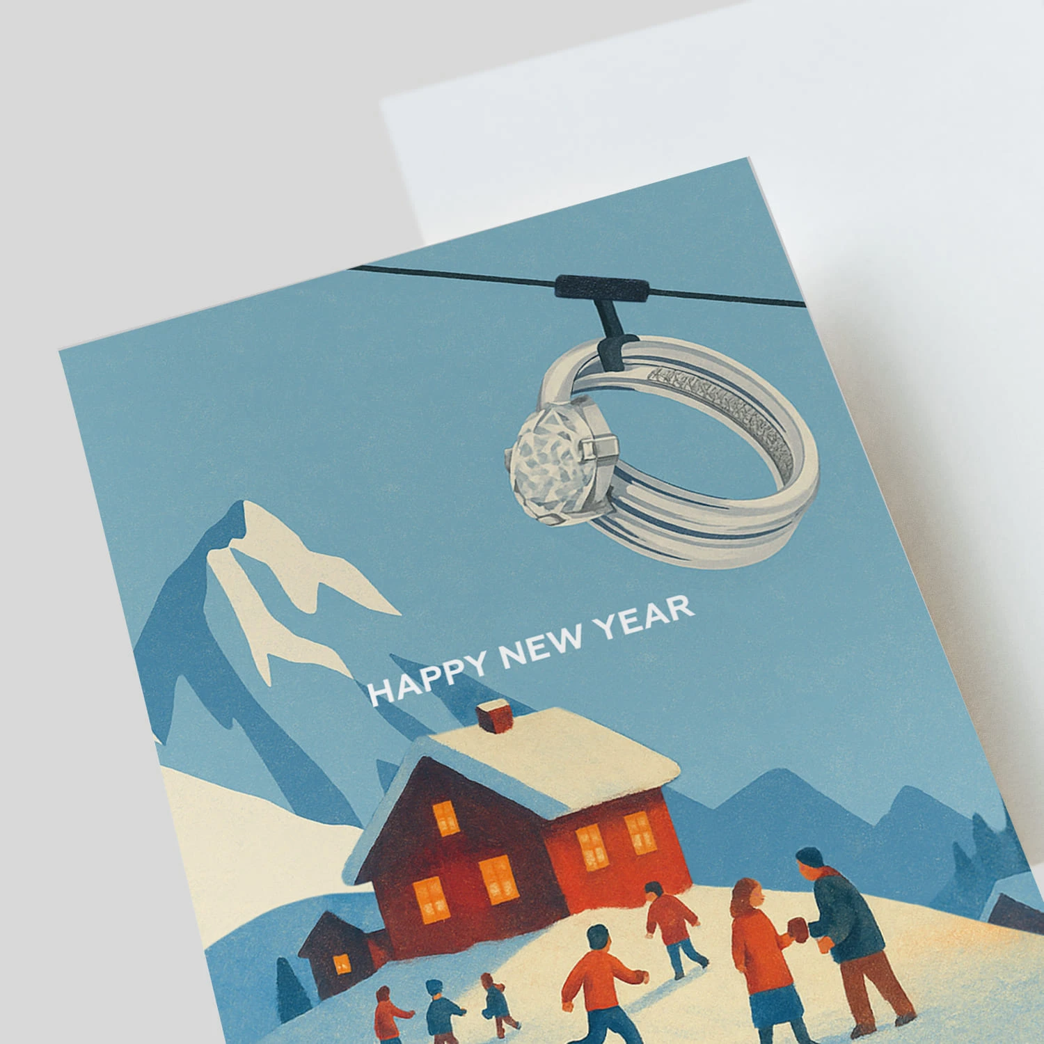 Открытка подарочная "Новогодняя"