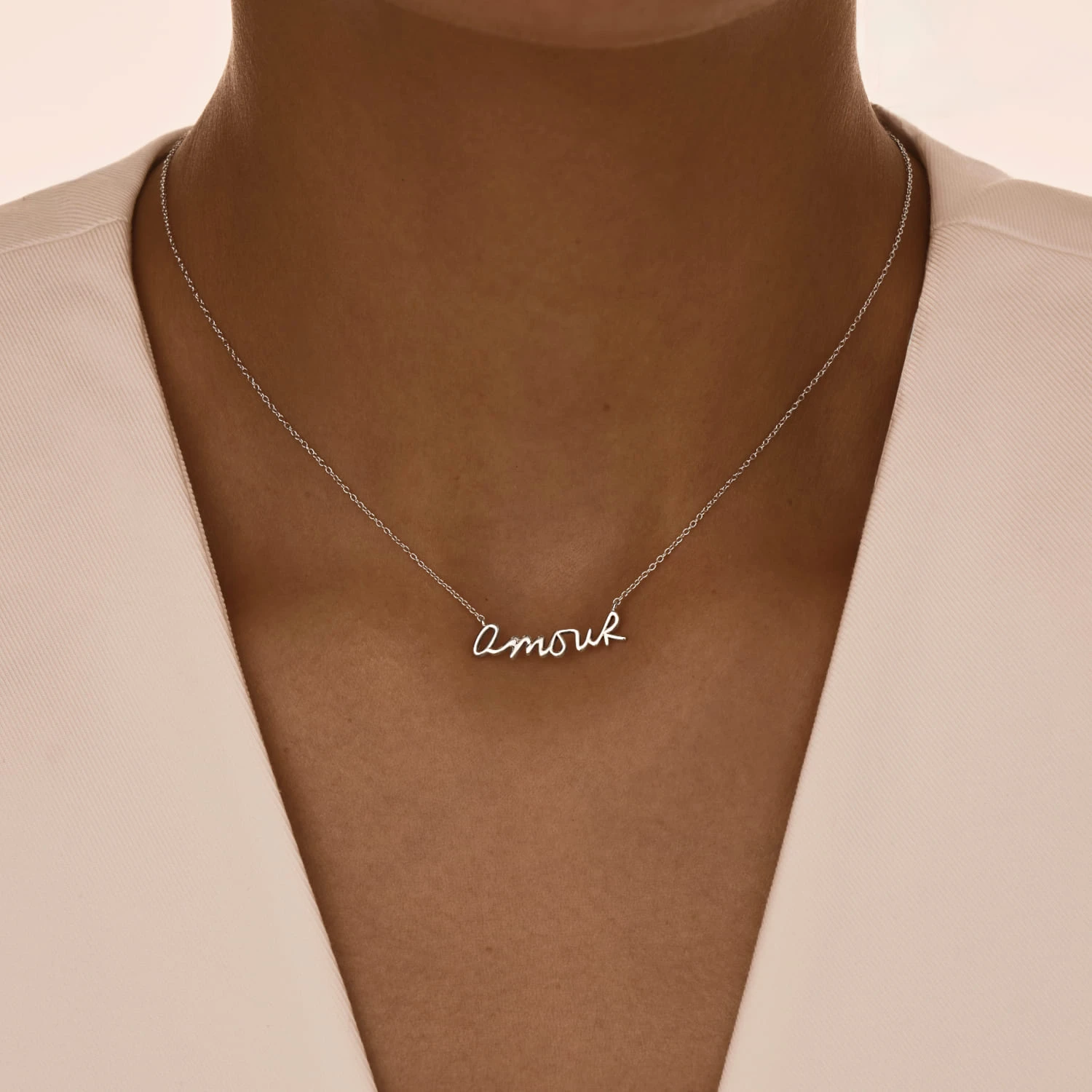 Серебряное колье AMOUR MIESTILO