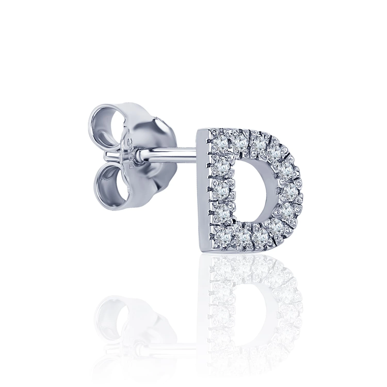 Моносерьга в виде буквы D MIESTILO