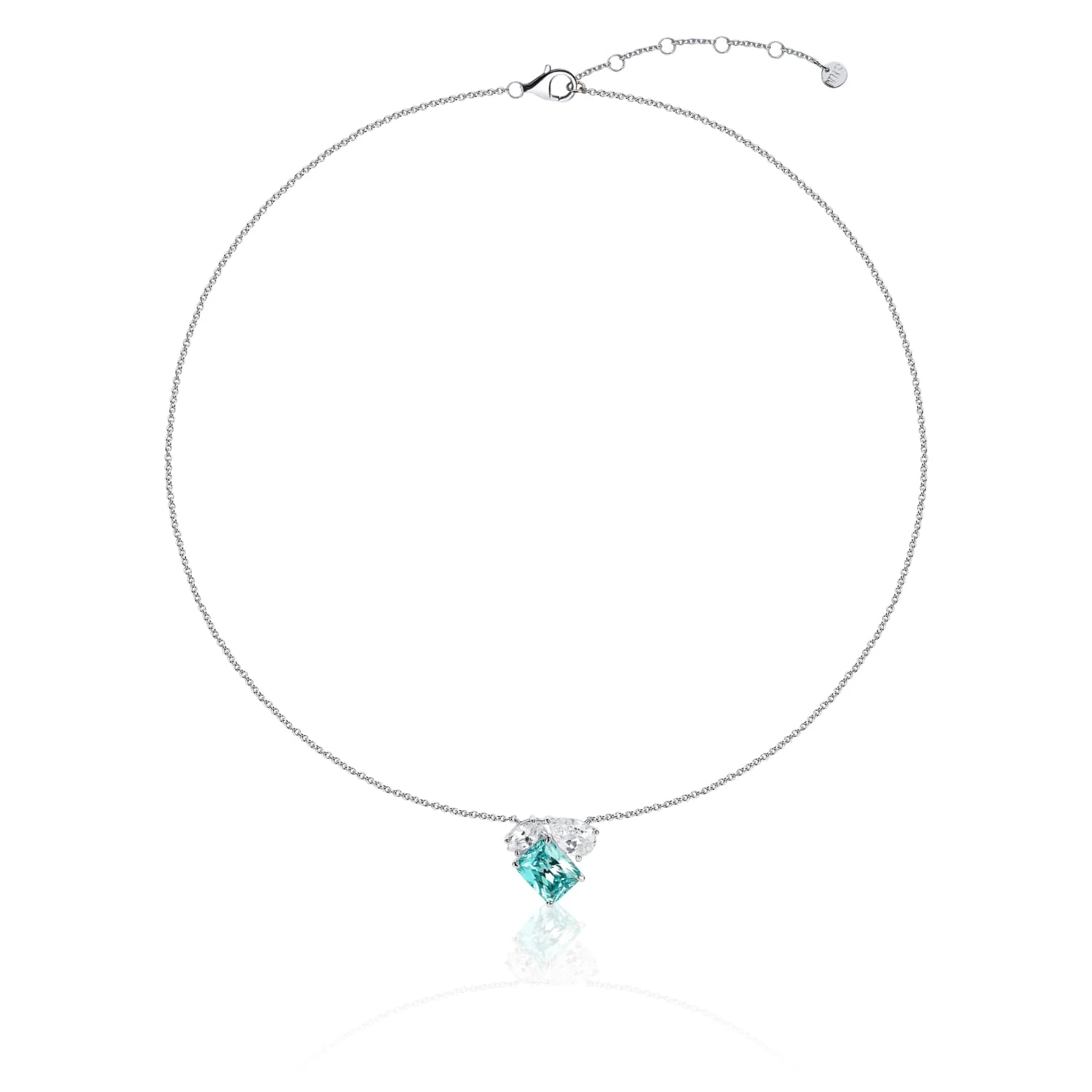 Серебряное колье FREEDOM с фианитами