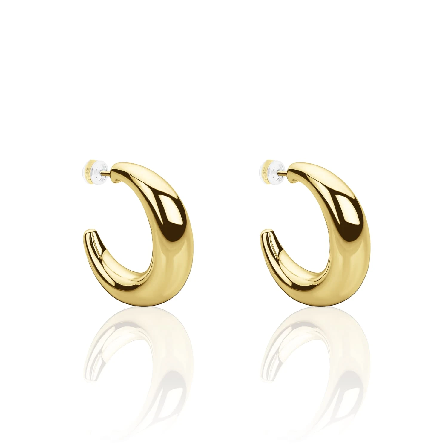 Серьги-кольца PENELOPE из серебра в покрытии желтое золото