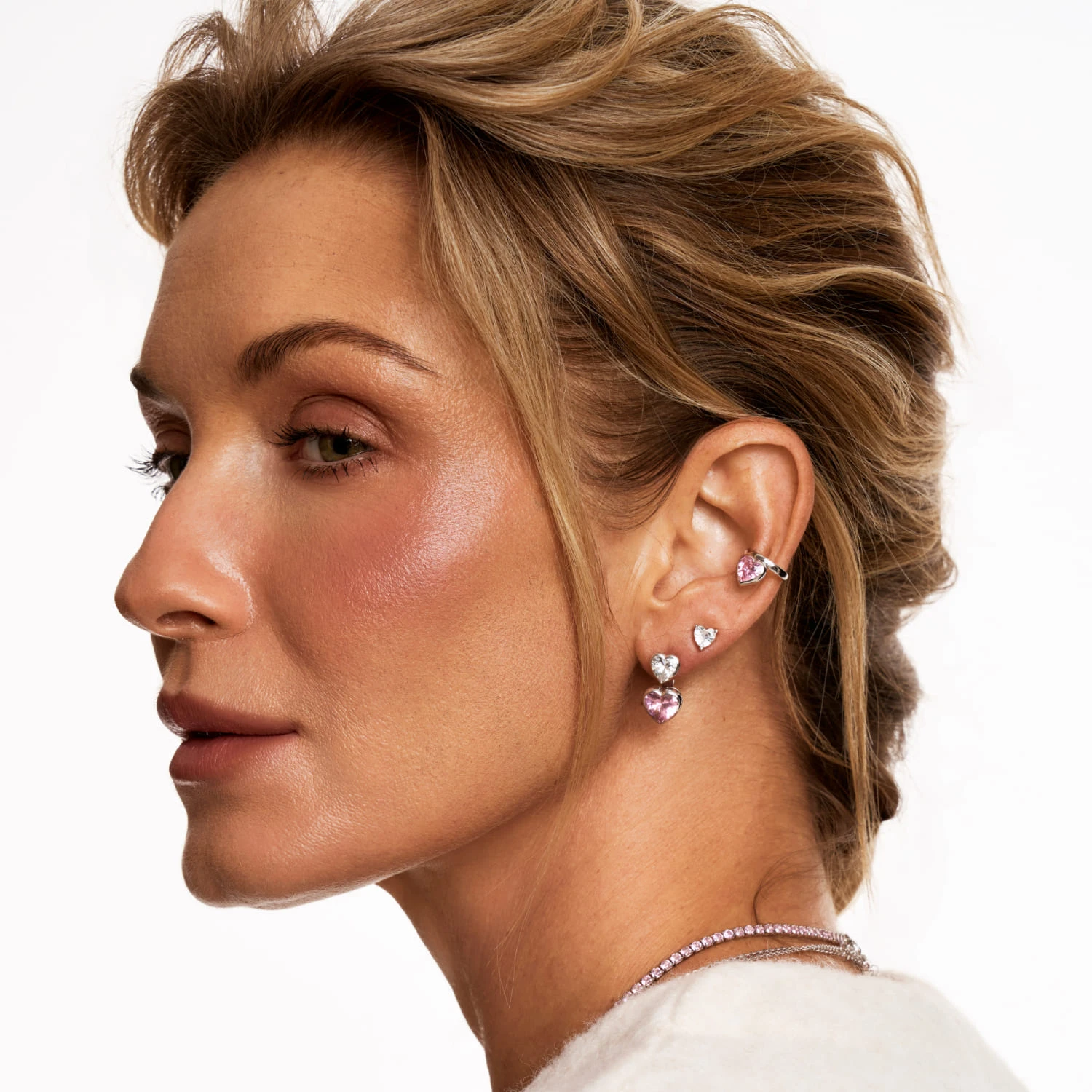 Серебряный кафф SWEETHEART с сердцем