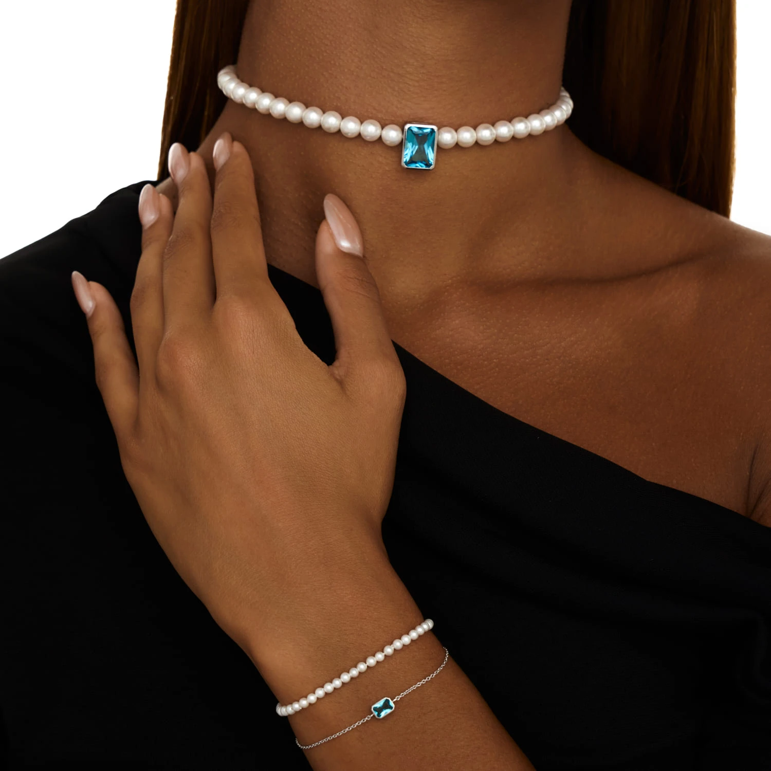 Браслет GALATEA из серебра с жемчугом