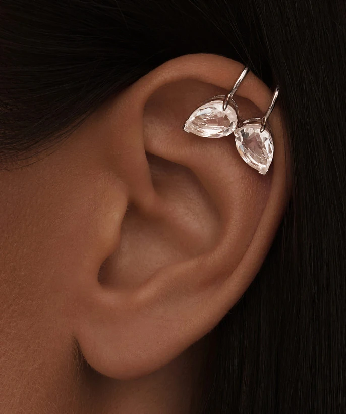 Кафф из серебра PRECIOUS