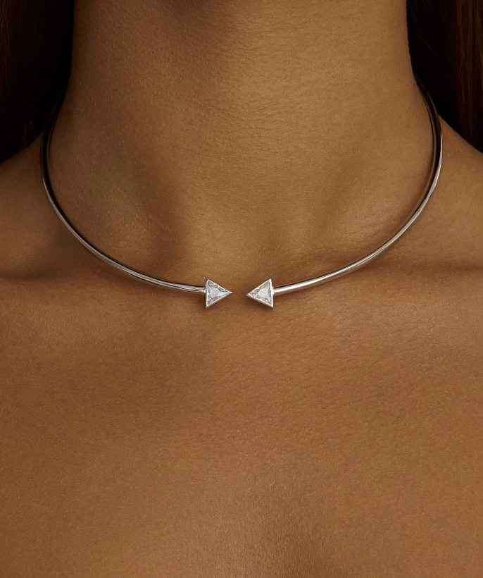 Колье из серебра с фианитами VENUS