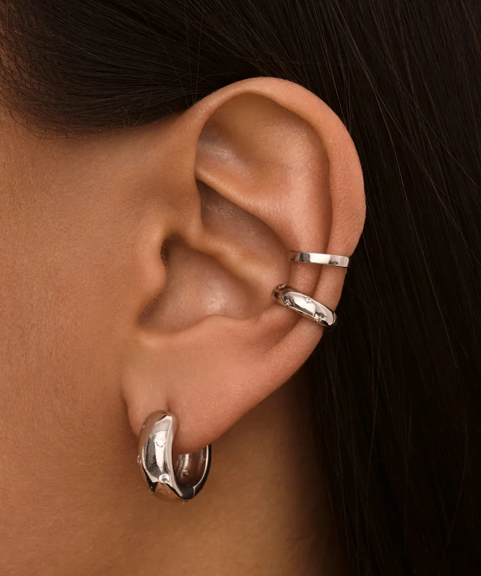 Серьги кольца серебро 925 серебряные круглые конго