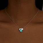 Серебряное колье FREEDOM с фианитами