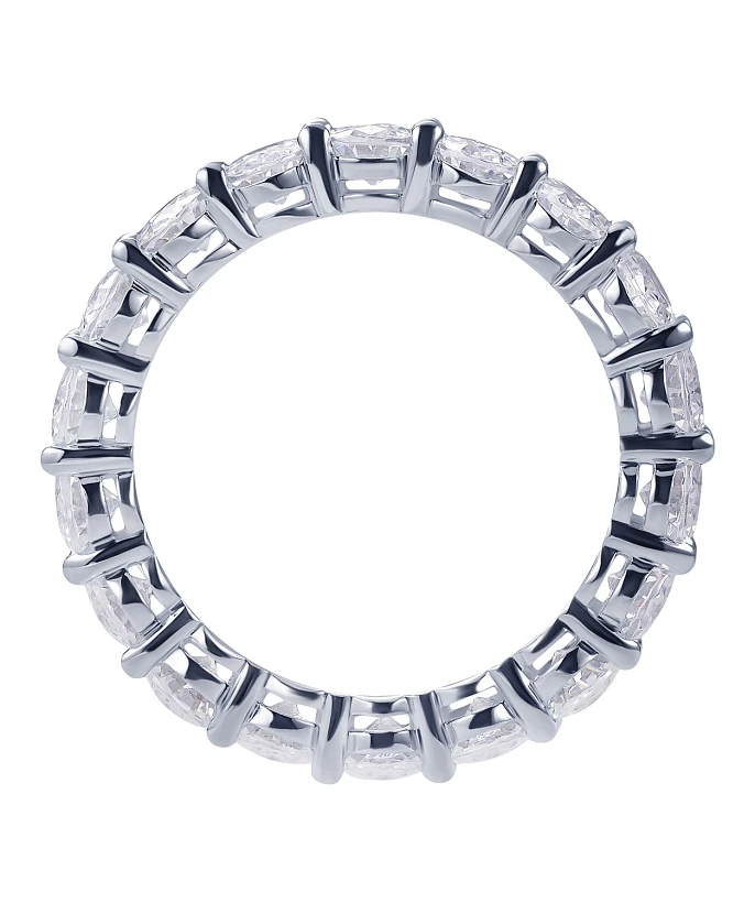 Серебряное кольцо Одри с фианитами