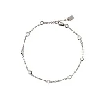 Серебряный браслет с фианитами