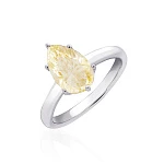 Серебряное кольцо BRIGHTNESS с цитрином