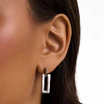 Серьги из серебра с подвесными элементами