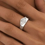 Кольцо из серебра с фианитами ВЕНЕРА