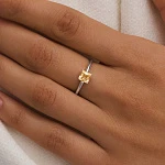 Серебряное кольцо ЭЙФОРИЯ с цитрином Ашер
