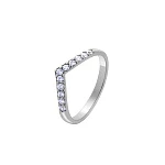 Серебряное кольцо с фианитами