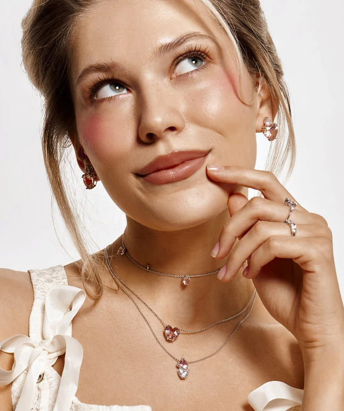 Серебряное колье-чокер SWEETHEART