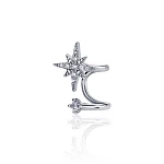 Серебряный кафф в виде звезды MIESTILO