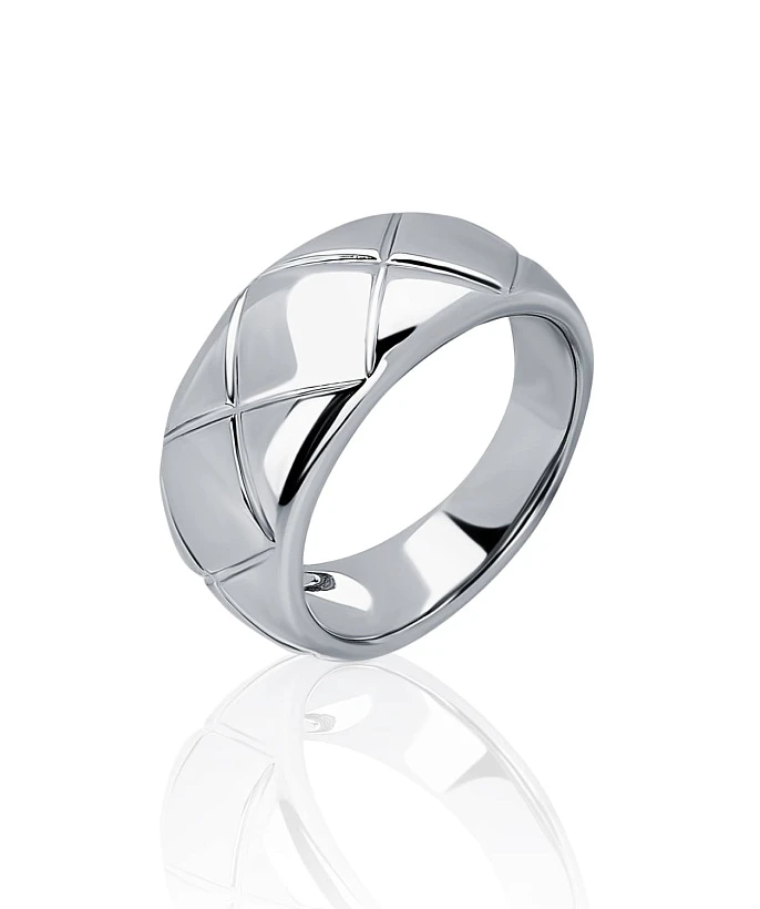 Фактурное кольцо из серебра
