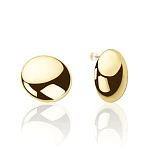 Крупные серьги PENELOPE из серебра в покрытии желтое золото