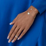 Серебряный браслет с буквой F MIESTILO