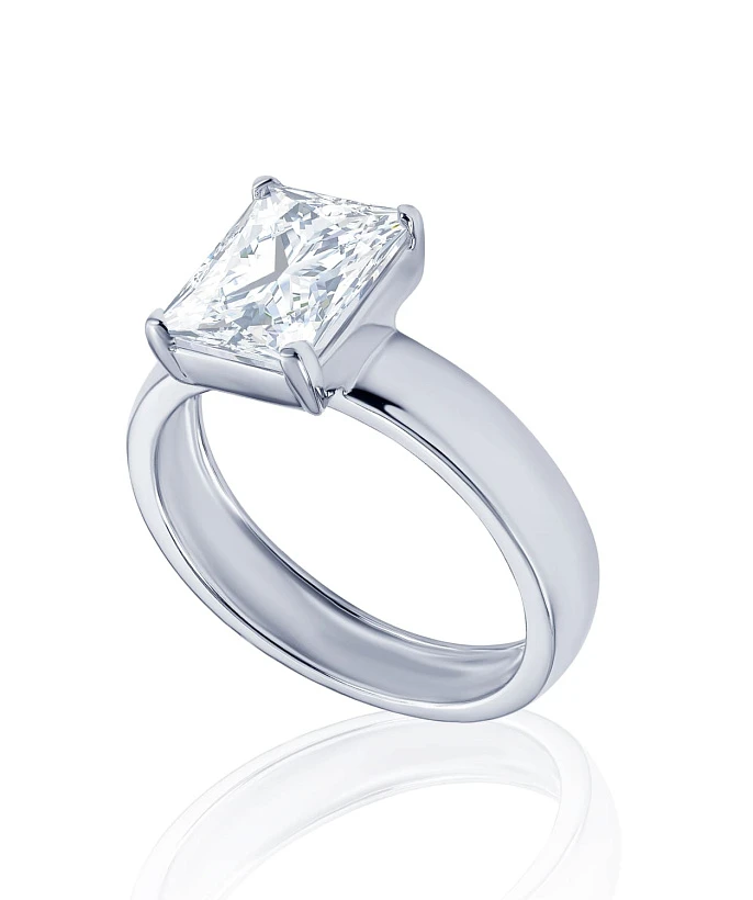 Серебряное кольцо Kelly с фианитом