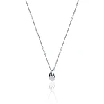 Серебряная подвеска на шею в форме капля MIESTILO