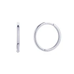 Серебряные серьги кольца 19 мм