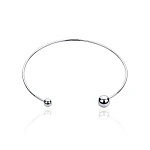 Жесткое колье PENELOPE из серебра