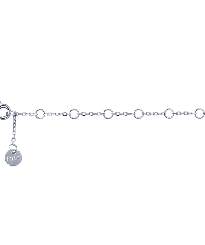 Серебряное колье с фианитом Angel