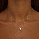 Серебряное колье с амазонитом