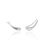 Серебряные серьги-клаймберы