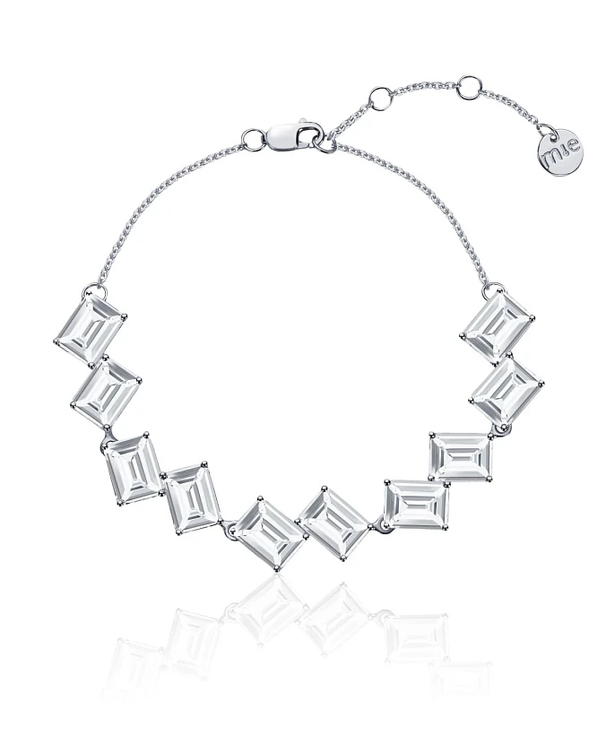 Серебряный браслет A LA RUSSE с фианитами