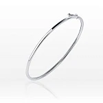 Серебряный жесткий браслет MIESTILO