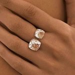 Кольцо из серебра КРИСТАЛЛ