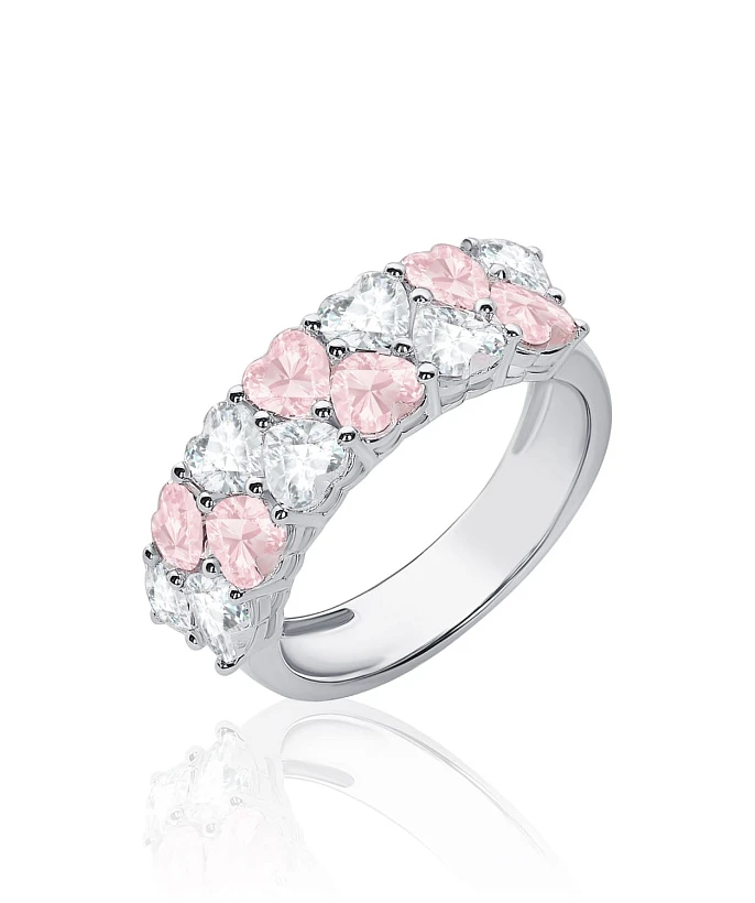 Широкое серебряное кольцо SWEETHEART