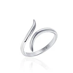 Серебряное кольцо в виде спирали MIESTILO